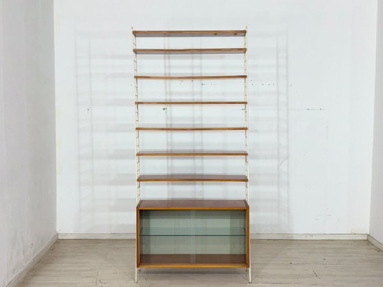 Image 1 of Estantería de pared modular de mediados de siglo, serie “Sybille” - década de 1960 / Estantería String