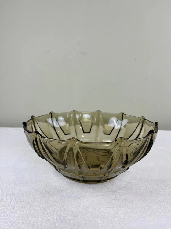 Insalatiera Art Déco in vetro fumé – Ciotole, Crystal, Glass, Art Deco (photo 10 of 10)