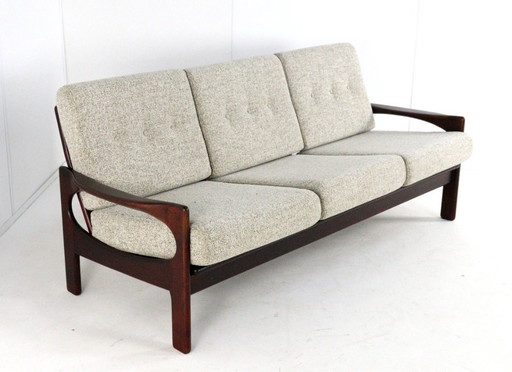Vintage 3 seater sofa upholstered 'Nieuwegein'