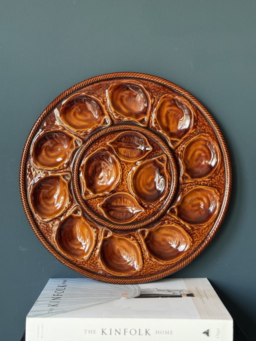 St. Clement XL vintage oyster shell brown