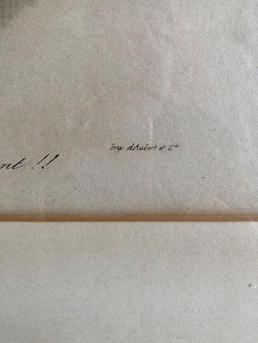 Honore Daumier (1808-1879) original lithograph