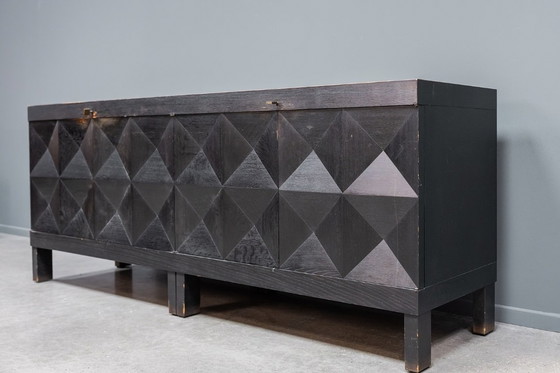 Image 1 of Brutalistisch dressoir uit de jaren 70