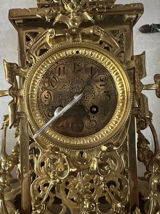 French clock set