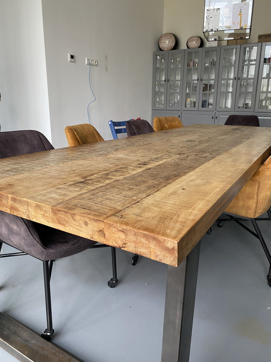 Image 1 of Table 1.00x3.00 steel legs