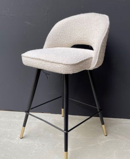 2x Eichholtz tabouret de bar Cliff bouclé