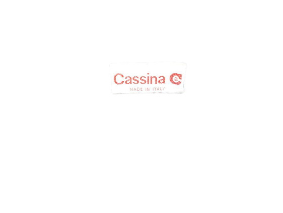 Image 1 of Cassina Maralunga tweezitsbank Vico Magistretti corduroy grijze bank