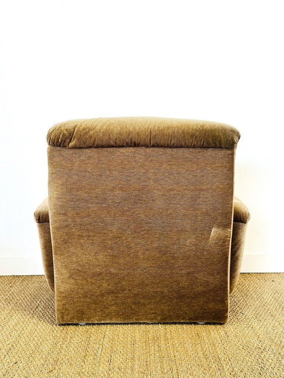 Image 1 of Modular Sofas and Vintage Velvet Armchair, 1960s, Set of 6