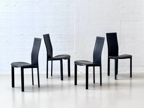 Image 1 of Set of 4 Alice dining chairs by Cattelan Italia, Italy, 1980s
