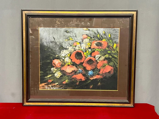 Painting "Bouquet of flowers". – Paintings & Drawings, Wood (photo 7 of 7)