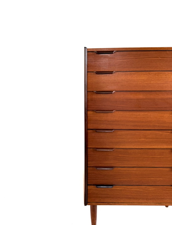 Vintage XXL Teakhouten Ladekast, Denemarken ‘60 – Ladekasten, Wood (photo 3 of 12)