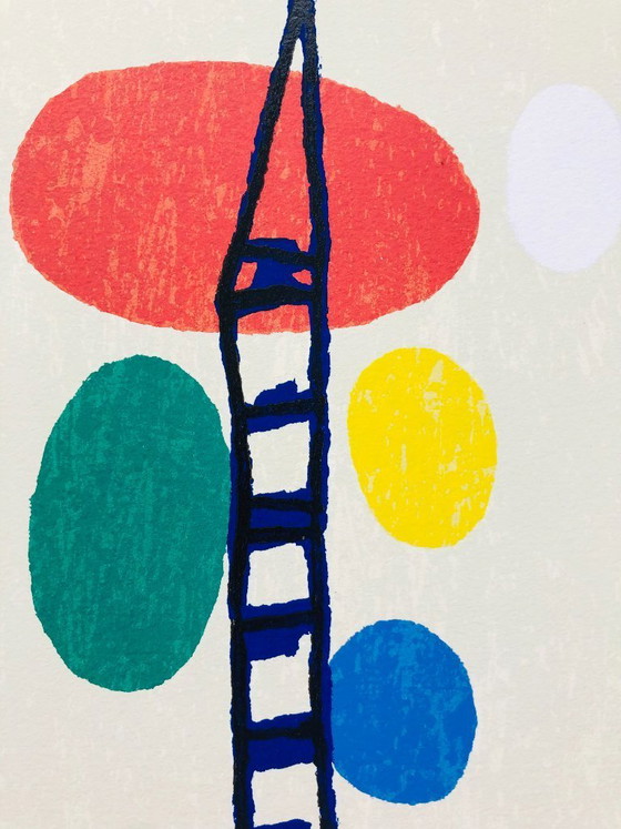 Image 1 of Harrie Gerritz - Kleurrijke Zeefdruk - 2010