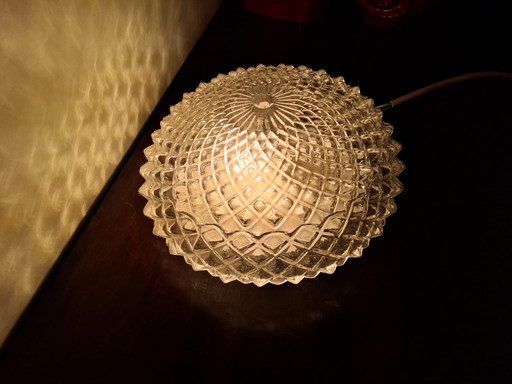 Plafonnier vintage Ananas relief 