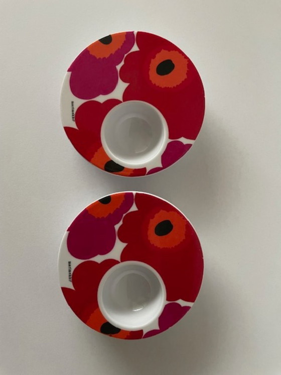 Image 1 of Paar Marimekko Eierbecher