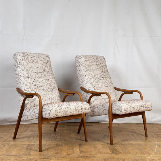 Image 1 of 2x Antonin Suman Sessel für TON 1960er Jahre