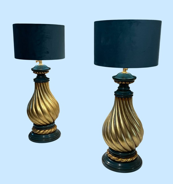 Image 1 of Vintage Hollywood Regency-style table lamps | 1960-1970 | Top condition!