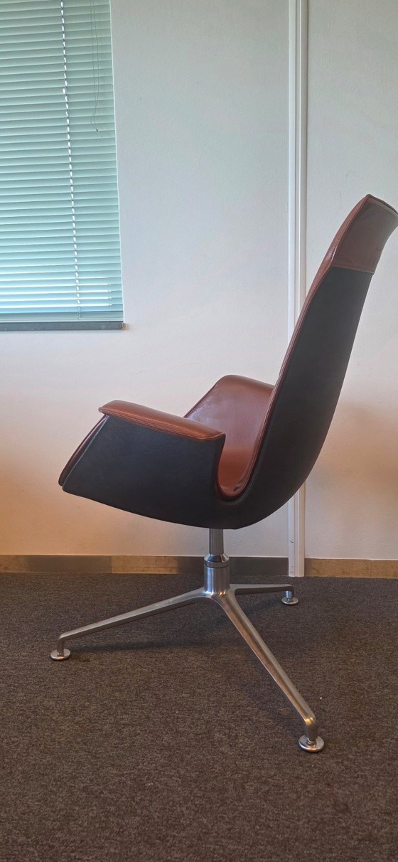8 x Walter Knoll FK Sedie – Sedie girevoli, Pelle (photo 3 of 5)