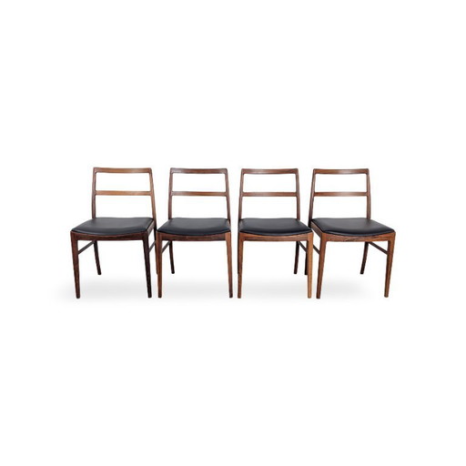 4er Set Arne Vodder Stühle Modell 430 Sibast Palisander 1960