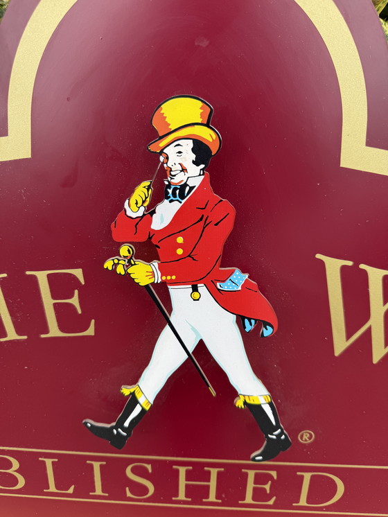 Image 1 of Grande targa da muro vintage Johnnie Walker, decorazione da bar