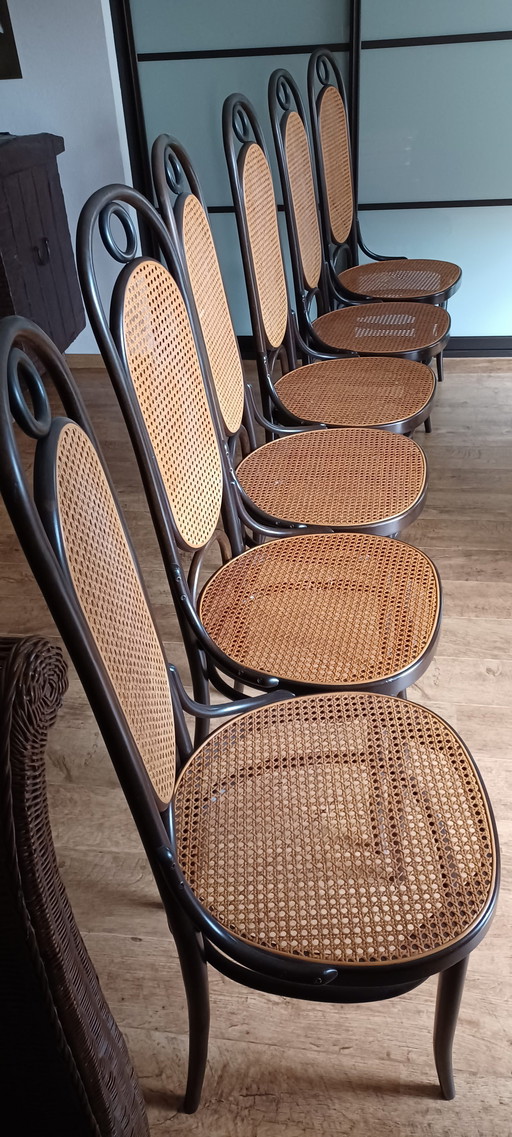 6x Thonet Chairs 1979