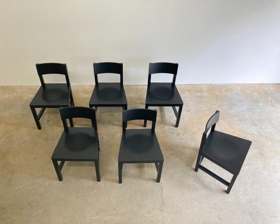 6x Chaise Lensvelt AVL Shaker par Atelier van Lieshout – Chaises de salle à manger, Wood (photo 14 of 14)