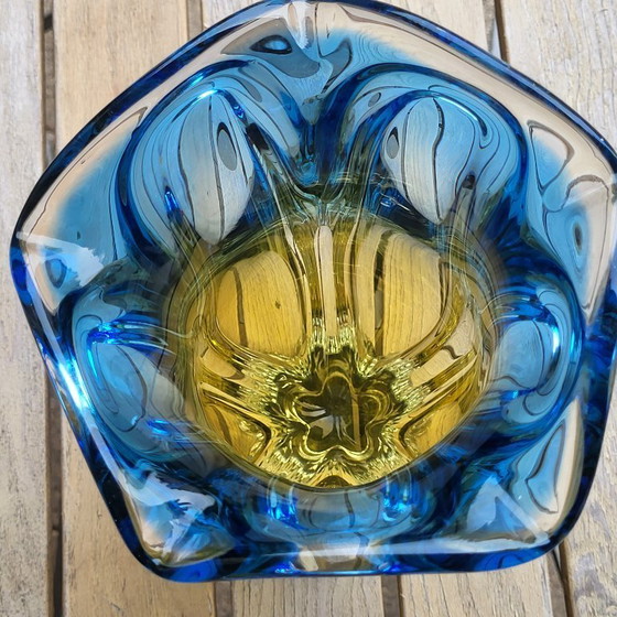 Image 1 of Large crystal vase signed by Josef Hospodka, vintage 1960s/70s