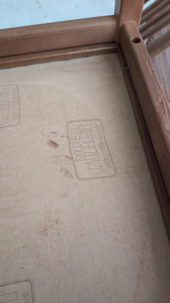 Image 1 of Set di 6 sedie da pranzo di Mario Marenco per Mobilgirgi, anni '70