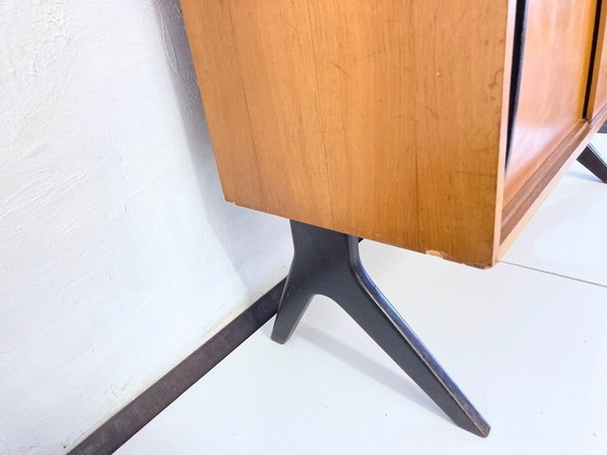 Image 1 of Mensola a colonna di metà secolo, risalente agli anni '50, disegnata da Reinhold Stotz.