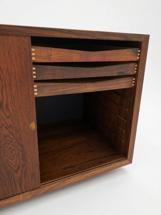 Image 1 of Poul Cadovius Floating Wall Mounted Rosewood Sideboard By CADO, 1960s.