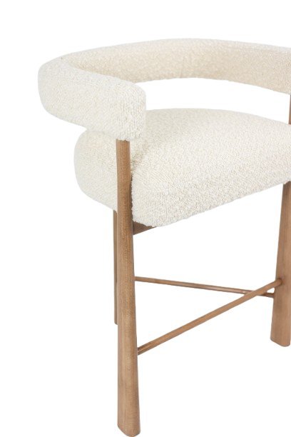 Image 1 of Pair of Bar Stools in Blond Beech. Contemporary work.