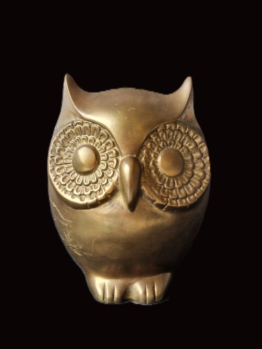 Caravell Design - Largest size copper owl - 1736 grams!