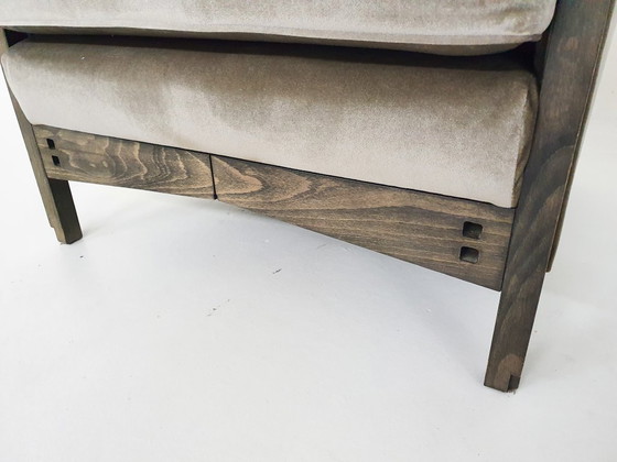 Image 1 of Ensemble de deux fauteuils lounge Umberto Asnago pour Giorgetti « Peggy 63970 », 1990