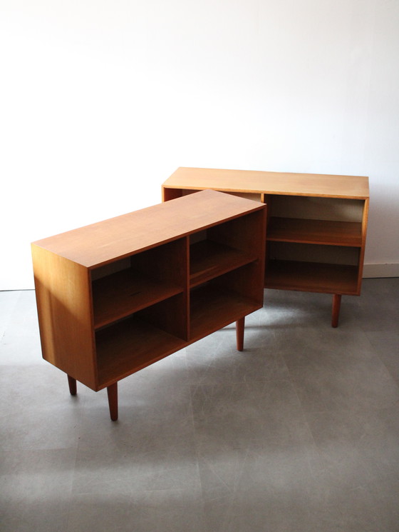 Image 1 of Vintage Deense boekenkast door HG Furniture in eiken
