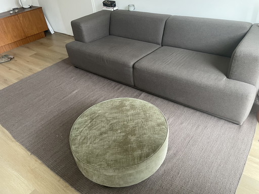 Grande tappeto in lana - 290x200 - Tortora scuro