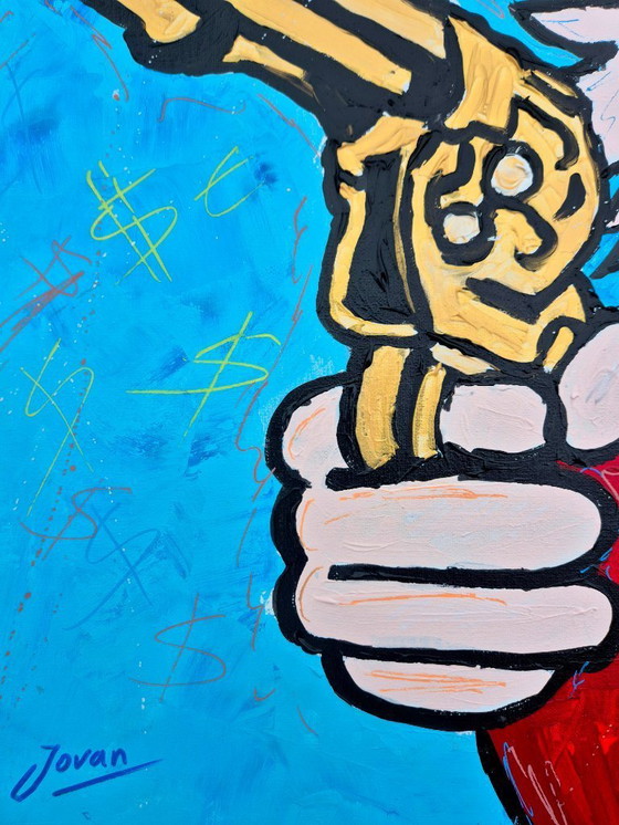 Image 1 of Jovan Srijemac (1962) - Uncle Scrooge with golden guns