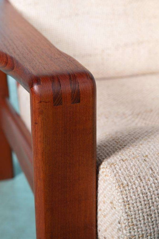 Image 1 of Midcentury armchair teak Danish design Japandi lounge chair