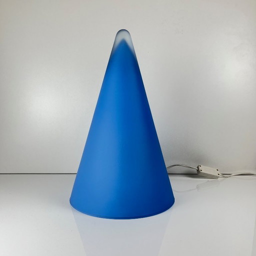 Lámpara de mesa tipi azul XXL SCE Habitat, 1980/90