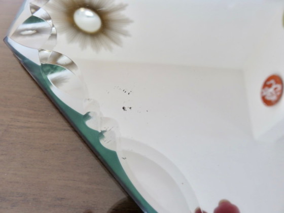 Image 1 of Gran espejo octogonal biselado para uso de sobremesa, Francia, década de 1940