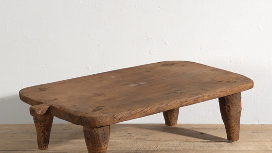 Antieke massief houten tafel (ca. 1920) #11 – Salontafels, Rustic (photo 3 of 10)