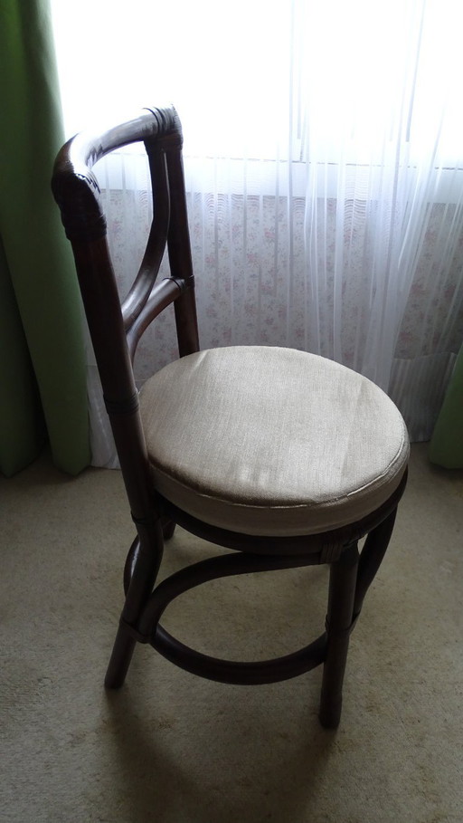 4 rotan stoelen