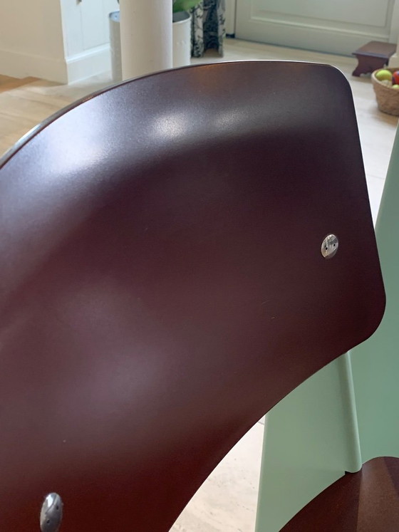 4x Prouvé Standard SP Chairs by Vitra – Dining chairs, Metal, Plastic (photo 8 of 11)