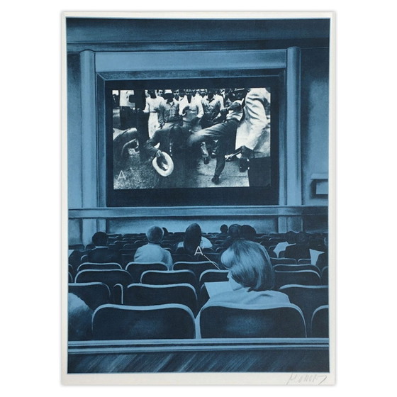 Jacques Monory gesigneerde zeefdruk Bicentenaire Kit - VS 76 - 05 – Litho's & Zeefdrukken, Paper (photo 5 of 5)