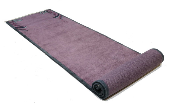 Image 1 of Alfombra de diseño moderno de Nepal 343 x 86 cm