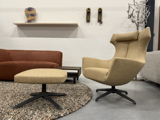 Image 1 of Design On Stock Nosto Armchair With Footstool Bardal Sahara