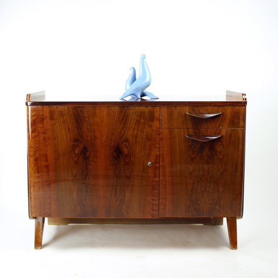 Image 1 of Scultura in ceramica di due colombe blu, Keramia, anni &#39;60