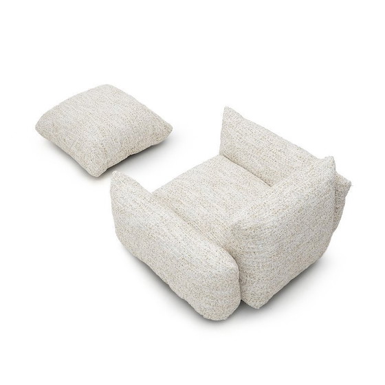 Image 1 of Poltrona con pouf “Marenco” di Mario Marenco per Arflex, anni ’70