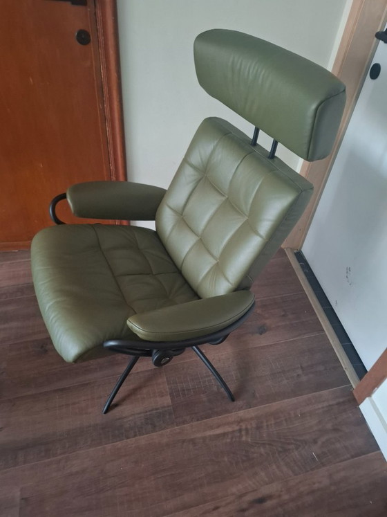 Stressless Armchair in perfect condition – Leather, Metal (photo 4 of 8)