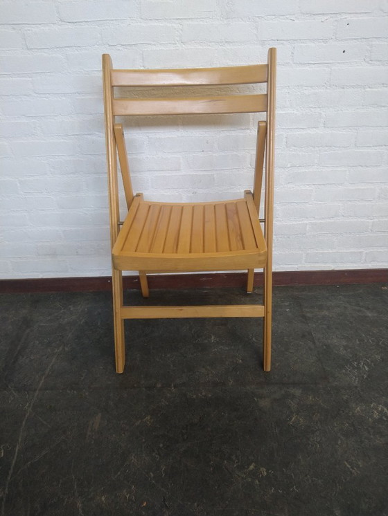Image 1 of 4x sedie pieghevoli CTC in legno di faggio