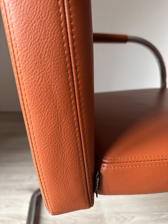 6 sedie da pranzo Vitra Visasoft Design – Chrome, Leather, Modern (photo 5 of 7)