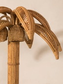 Rattan Palm Tree Table Lamp