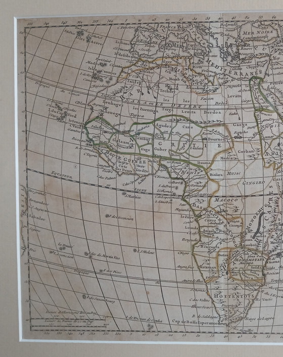 Image 1 of Grabado de atlas antiguo